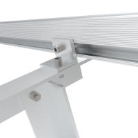 Système de montage solaire SunX-Tech à triangle fixe, structure de montage sur toit plat en béton/structure de montage lestée, support de panneau solaire