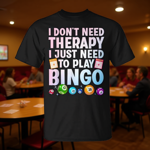 T-shirt pour les amateurs de bingo, design original pour les joueurs de bingo, cadeau amusant - Product Image 3