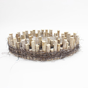 Diseño original, macetas de madera hechas a mano para interiores y exteriores, macetas decorativas de astillas de madera ecológicas originales - Product Image 5