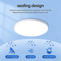Plafonnier LED moderne pour salon avec détecteur de mouvement pour escaliers, montage en surface de haute qualité, 12W 18W 24W 3000K 4000K 6000K