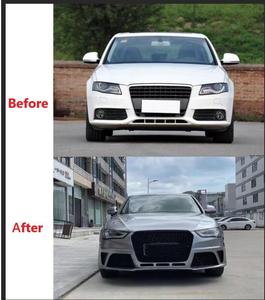 Комплект обвесов в стиле RS4 B8.5 для <span class=keywords><strong>Audi</strong></span> <span class=keywords><strong>A4</strong></span> S4 B8 (2008-2012): передний и задний бамперы, фары, капот. - Product Image 4