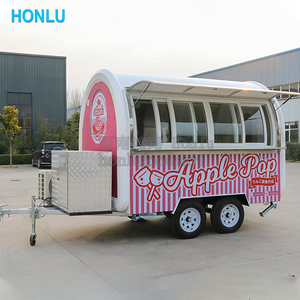 Petit chariot de crème glacée, camions de snacks, kiosque de nourriture Mobile, remorque de restauration - Product Image 2