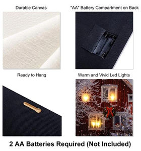 Virgin Mary Wall LEDライトペインティングタイマー付きライトアップキャンバスウォールアート写真リビングルームウォールデコレーション - Product Image 6