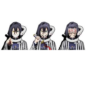 Decoración de <span class=keywords><strong>Manga</strong></span>, <span class=keywords><strong>Demon</strong></span> <span class=keywords><strong>Slayer</strong></span>, Pegatinas de Anime en 3D, Impermeables, Ecológicas, Material PET, Arte Mural, Regalo para Laptop y Auto - Product Image 1