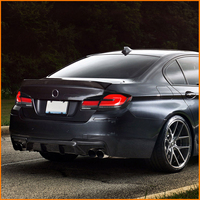 Para BMW Serie 5 F10 F18 2011-2017, Actualización 2023, Estilo G30, Conjunto de Luces Traseras LED Secuenciales Dinámicas de Color Negro Ahumado