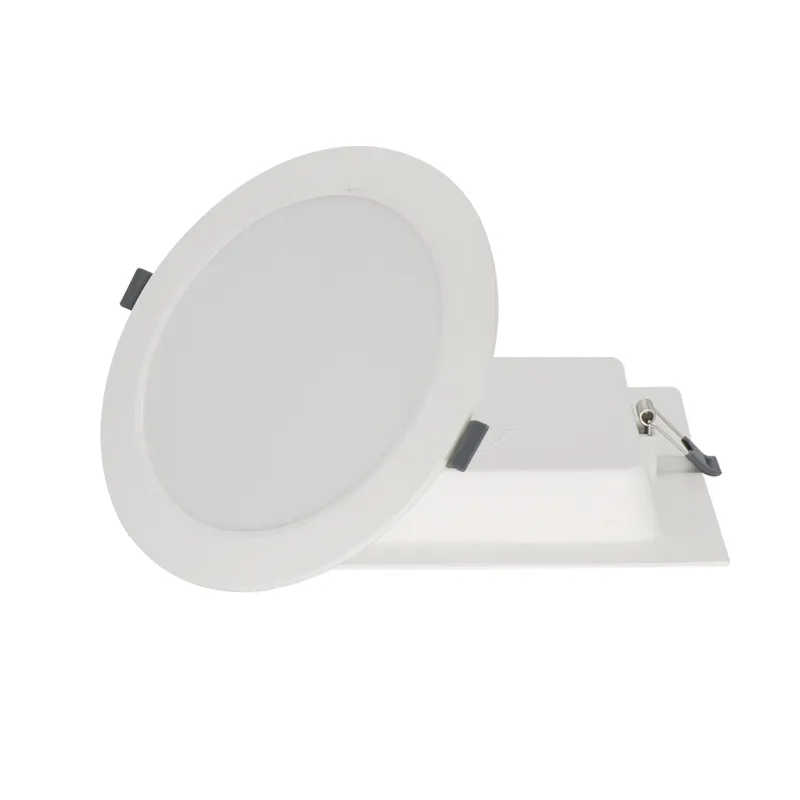 Luzes embutidas de teto embutidas ultrafinas ERP ODM ultra redondas para painel de luz LED Downlight preço de atacado de plástico moderno 280 mm 320