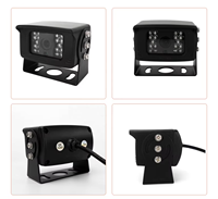 Caméra de recul pour camion 5MP PoE, mini caméra de recul pour voiture, boîtier métallique, vision nocturne IR, étanche IP67, P2P