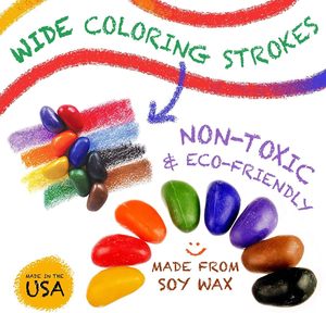 <span class=keywords><strong>Rock</strong></span> Crayons Trépied Grip Conçu pour le développement de l'écriture manuscrite chez les enfants et les tout-petits Activité créative amusante et éducative - Product Image 4