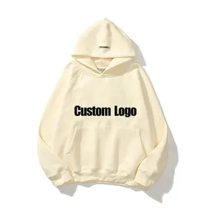 High Quality Men's Hoodies Sweatshirts Unisex Streetwear Pullover Wholesale Custom Hoodies Embroidery Logo Blank Men Hoodies