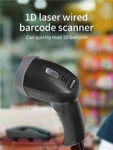 <span class=keywords><strong>Lecteur</strong></span> de codes-barres USB 1D CCD, scanner de codes QR filaire portable, <span class=keywords><strong>lecteur</strong></span> de codes-barres pour magasin - Product Image 2