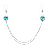 Anneau de mamelon non percé en forme de cœur, chaîne ajustée, anneaux de mamelon, bijoux
