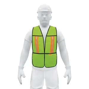 Master con 50 unidades Chaleco de seguridad con cintas reflectantes, verde, Pretul - Product Image 1