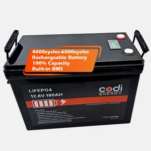 OEM 12V 24V 48V 100Ah 120Ah 200Ah 240Ah太阳能锂离子磷酸盐电池LiFePO4电池组
