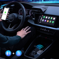 Adaptador Inalámbrico CarPlay AI Box 3 en 1 Fuallwin OEM ODM, 2+16G Android 13 para Apple iPhone, Compatible con Tarjeta TF, Garantía de 2 Años