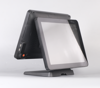 Solution complète de système de point de vente de bureau Machine de paiement en espèces avec imprimante de tiroir-caisse d'affichage client