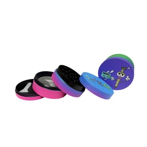 Customized Logo <b>Mini</b> Zinc Metal Alloy Herb <b>Grinder</b> Crusher Smoking Lapping Machine Tobacco Metal <b>Grinders</b> - Product Image 2