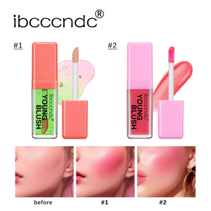 Ibcccndc 6.5ml Young Blush Oil Hydratant Léger Imperméable Changement de Couleur Teinté Liquide Blush Huile - Product Image 5