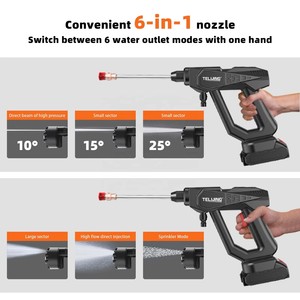 <span class=keywords><strong>Lave</strong></span>-<span class=keywords><strong>vitre</strong></span> de voiture <span class=keywords><strong>sans</strong></span> <span class=keywords><strong>fil</strong></span> 15000mAh Batterie efficace Spray de nettoyage manuel Machine de lavage électrique - Product Image 5
