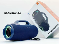 Enceinte Bluetooth portable 80W, étanche, pour fêtes en extérieur, avec lumière LED RGB, basses puissantes, caisson de basses sans fil