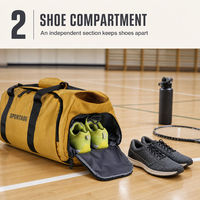 Sac de sport d'entraînement pour hommes, sac de sport, sac de fitness, sac de sport avec bandoulière, fermeture éclair, grande capacité, portable pour l'entraînement et la natation