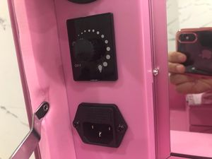 Beauty Led Bulb Light Trang Điểm Carry Trường Hợp Big 24Inch Xách Tay Trọng Lượng Nhẹ Cán Mỹ Phẩm Hộp Với Đèn - Product Image 3