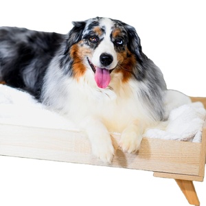 Wholesale New Fashion Cartoon Style Indoor Wooden Dog Bed Pet Furniture with Cushion for Play Supplies for Bed Cave - Product Image 1