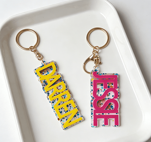 Llavero con Nombre Personalizado, Llavero <span class=keywords><strong>de</strong></span> Letras del Alfabeto Acrílico DIY <span class=keywords><strong>de</strong></span> Moda, Gran Venta en <span class=keywords><strong>Shein</strong></span> Temu - Product Image 3