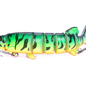 Fornitura diretta dalla fabbrica: Esca artificiale multi-sezione da 12,5 cm, 19g, a forma di pesce (simulazione di squalo), 8 esche dure Luya, attrezzatura da pesca, lotto. - Product Image 4