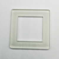 Pabrik Panel kaca dinding kustom dekorasi kaca lembaran datar bening penggunaan tenaga surya struktur Solid tanaman pengolahan kaca Tempered