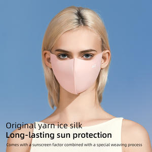 Masque facial en soie glacée personnalisé GOLOVEJOY XKZ62, mode estivale, frais, respirant, masque de sport, protection solaire UPF50+ - Product Image 5