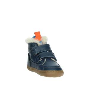 Balducci Bottes de neige pour enfants en cuir bleu avec doublure en polaire, bottes chaudes d'hiver pour enfants taille 20 - Product Image 5