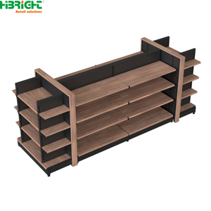 Metal Supermarket Gondola <b>Shelf</b> Pegboard Retail <b>Display</b> Rack Perforated Store Shelving <b>Unit</b> for Grocery Store - Product Image 6