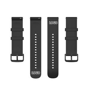 Bracelet en silicone <span class=keywords><strong>sport</strong></span> à dégagement rapide de 20 mm 22 mm <span class=keywords><strong>pour</strong></span> Samsung Galaxy <span class=keywords><strong>Watch</strong></span> Band <span class=keywords><strong>pour</strong></span> Huawei SmartWatch - Product Image 2