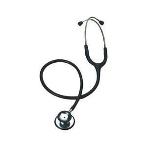 Stéthoscope de luxe pour adultes à double tête et double face avec embout argenté, crochet d'oreille et sangle de stéthoscope, instrument de classe II - Product Image 5