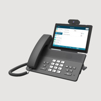 Enregistrement des appels PSTN fixe 8M caméra DTMF FSK identification de l'appelant Contact rapide appels HD 6 lignes SIP POE IP PSTN 4G téléphones
