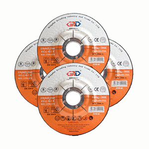 Disque à angle personnalisé <span class=keywords><strong>de</strong></span> haute dureté 115*6*22.23mm, en aluminium dépressé, liant résine, 80m/s, extra fin, GRD T27, pour ébavurage - Product Image 3