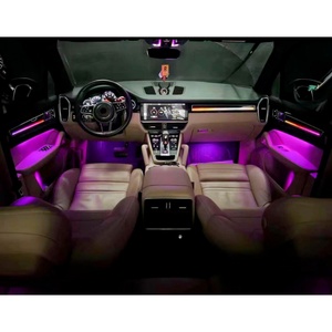 2018-2023 <b>Car</b> <b>Interior</b> Modification Upgrade Dynamic Model Atmosphere Light 31 Light Illusion for Cayenne - Product Image 3