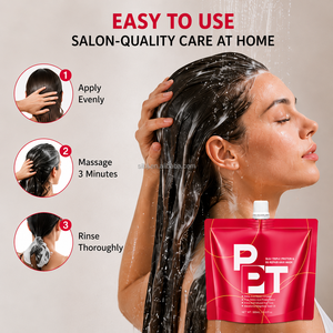 <span class=keywords><strong>Masque</strong></span> capillaire triple protéine végétale SILU Private Label, hydratant et réparateur pour cheveux secs, usage professionnel en salon, livraison rapide - Product Image 5