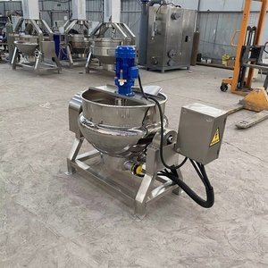 Chaudière à double enveloppe à chauffage automatique (vapeur/gaz/électrique) avec agitateur – Prix usine – Offre spéciale - Product Image 1