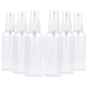 Botella de Perfume Transparente con Pulverizador de Niebla Fina, 30-150 ml, PET, con Bomba Pulverizadora - Product Image 1
