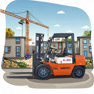 מלגזה כבדה דיזל עבור בניית אתר בנייה 3.5טון קיבולת - Product Image 5