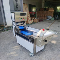 Machine à découper les fruits et légumes commerciale à double tête en acier inoxydable, prix d'usine, pour chou, épinards, laitue, poireau en cubes