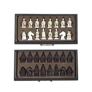 <span class=keywords><strong>Ajedrez</strong></span> Antiguo <span class=keywords><strong>3D</strong></span>, Piezas de <span class=keywords><strong>Ajedrez</strong></span> de Terracota, <span class=keywords><strong>Ajedrez</strong></span> de Mesa de Madera Retro Hecho a Mano, Regalo para Halloween/Día de Acción de Gracias/Navidad - Product Image 3