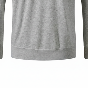 Sweat en polaire biologique pour femmes Sweatshirts personnalisés Pull femme surdimensionné en pur coton Col rond naturel - Product Image 1