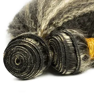 Rohes indisches Haar Nagel haut ausgerichtet menschliches Haar Bündel doppelt gezeichnete vietnam esische verworrene gerade Ombre Farbe Haars chuss