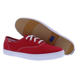 Keds Champion Canvas <b>Womens</b> <b>Shoes</b> Color: <b>Red</b> | 100% Authentic - Product Image 3