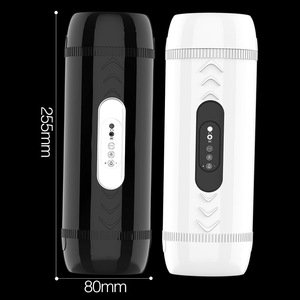 Fully automatic electric pronunciation <b>vibration</b> double-headed airplane cup adult male masturbation device penis trainer - Product Image 3