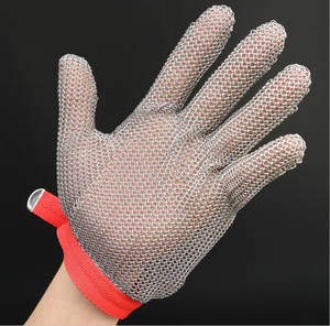 Gant de protection en maille de chaîne en acier inoxydable pour gants de sécurité de <span class=keywords><strong>boucherie</strong></span> gants de travail utilisant dans l'abattoir - Product Image 2