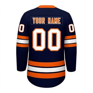 Custom Ice Hockey Jersey <b>Men's</b> Full Sleeve Sublimated Polyester Team Numbers <b>Pullover</b> Sport Apparel Adult Regular Fit 3D - Product Image 2
