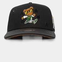 Fabricante OEM ODM, Gorras Deportivas de 5 Paneles G5 de Alta Calidad con Corona Curva, Bordado Personalizado, Logotipo con Pedrería y Estampado para Hombre